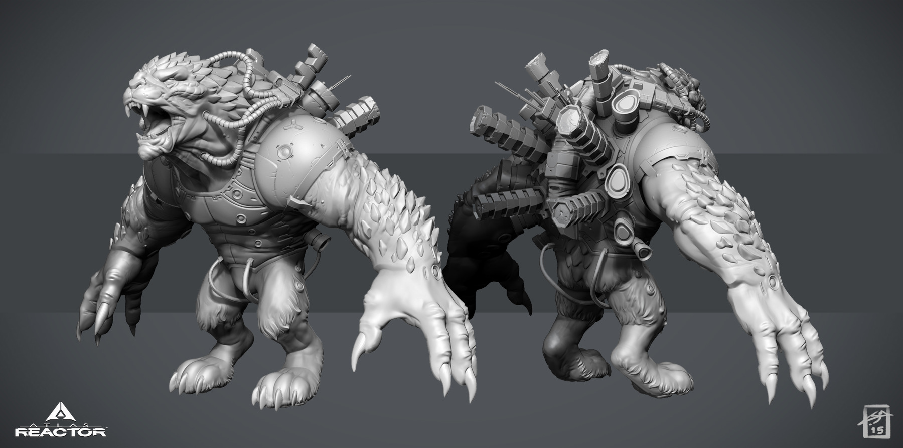 The Art of Lucas St. Martin - Rask Greyscale