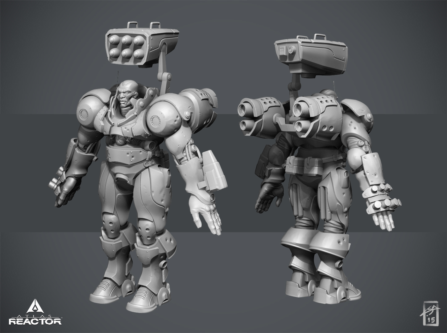 The Art of Lucas St. Martin - Garrison Greyscale