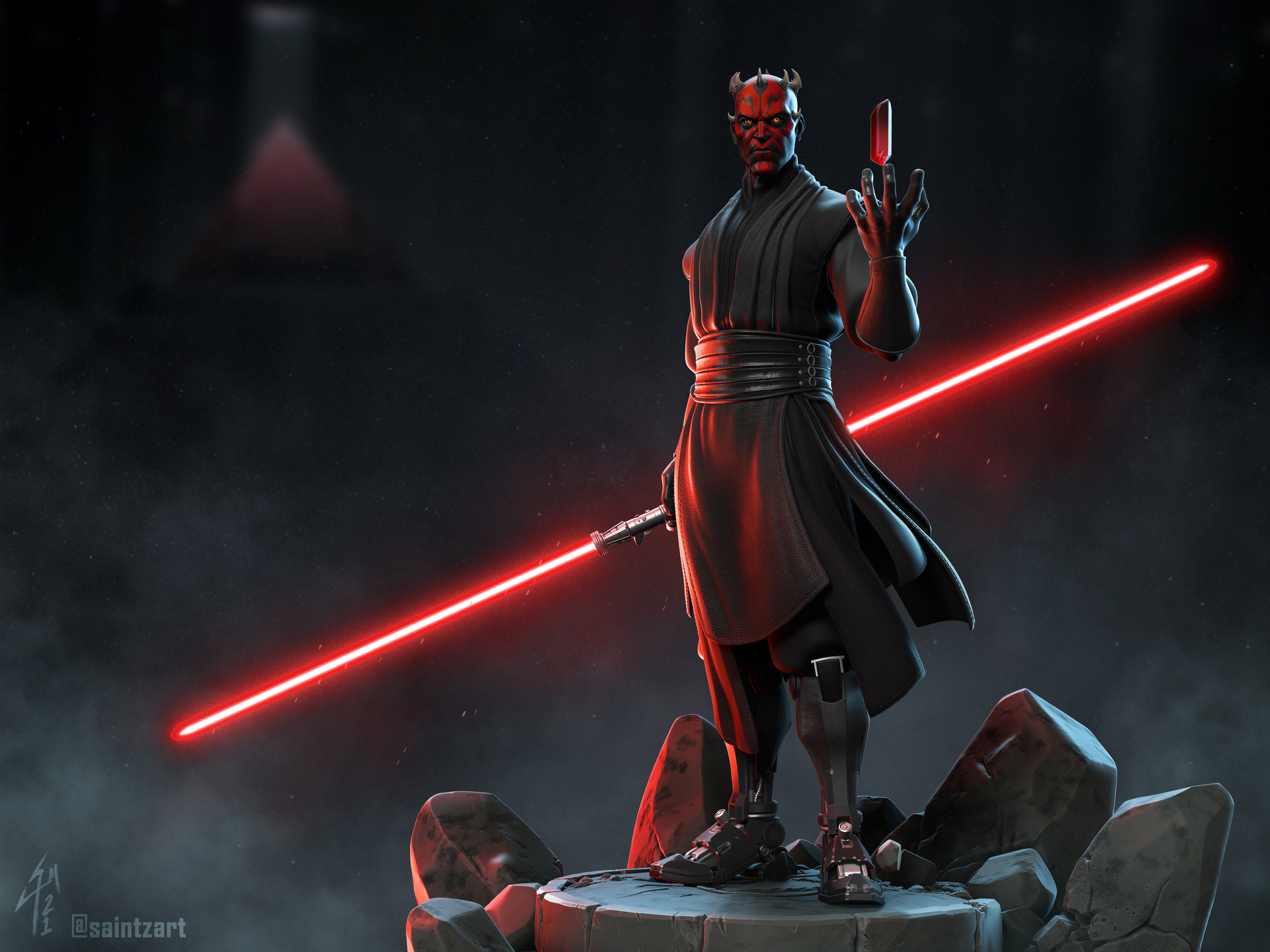 The Art of Lucas St. Martin - Maul on Malachor