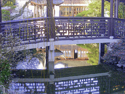 Museum Quality Photographic Art - 2009 Double Rainbow Resting in the Clouds Bridge (sold)