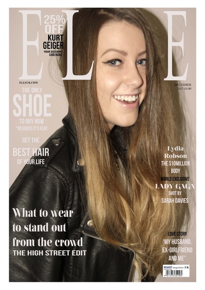 Sarah Davies Fashion Portfolio - This brief was to create a front cover and double page spread based around the theme of urban. I chose to use a more quirky city feel and create a Kate Moss inspired look. My final photo shoots have a professional finish which I can see being essential in future projects.