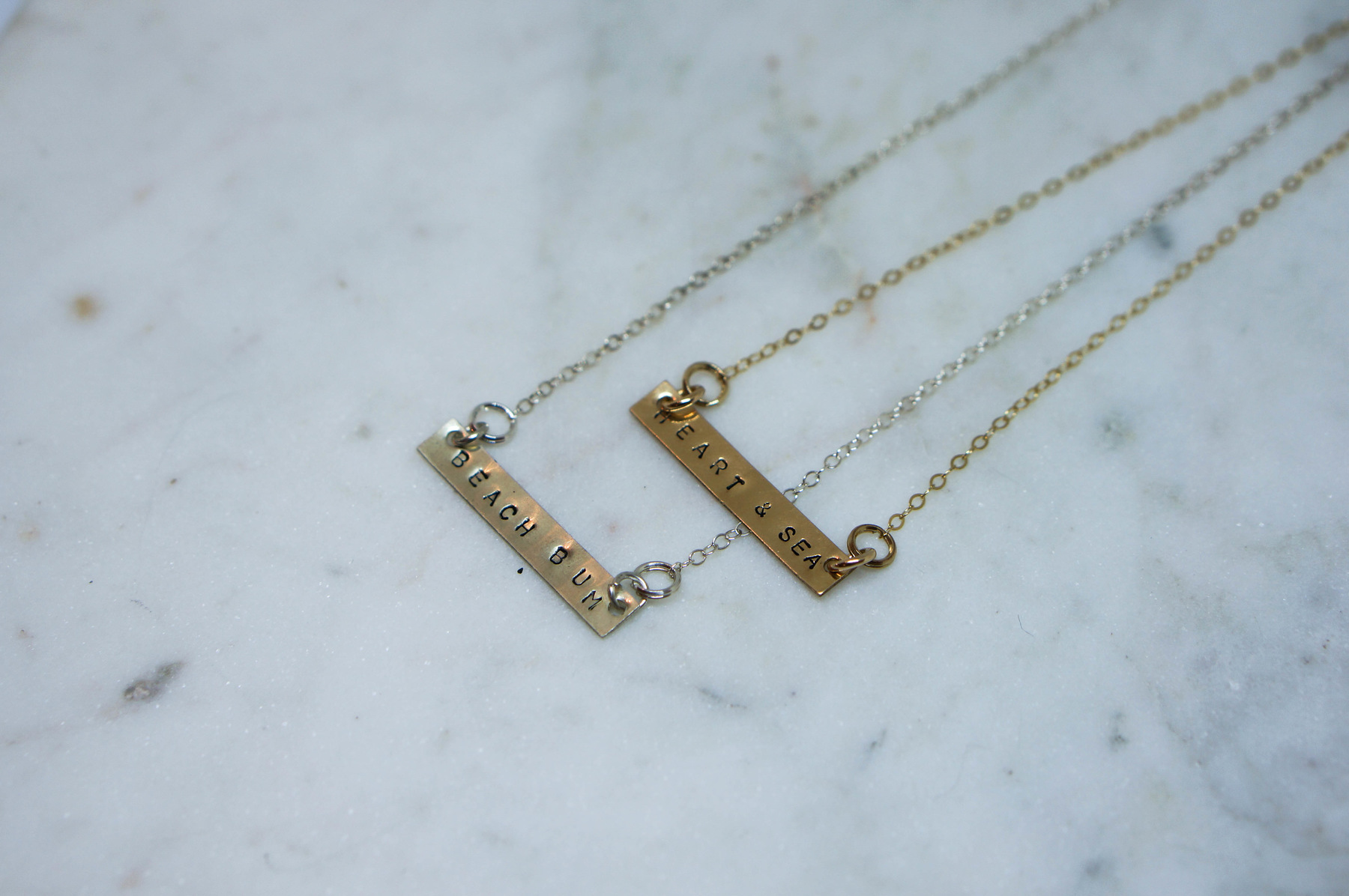 highwaters - 100 % Gold Filled and Sterling Silver necklaces