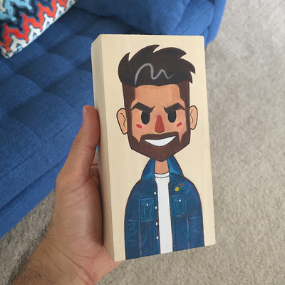 miguelwilson - Miggity Migs Hand Painted Bloc!