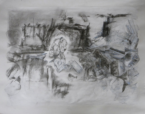 Alicia Marie Law - 28 x 22 Charcoal and pencil on paper 2018