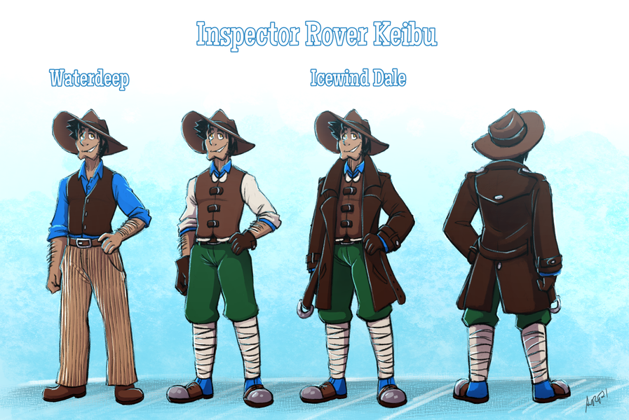 Amanda Thompsons Art Portfolio - Inspector Rover Keibu