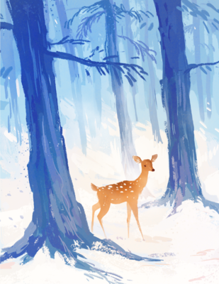 megan wood illustration - Winter