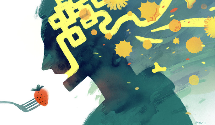 megan wood illustration - Fruit Allergy - NPR