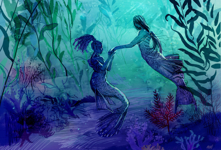 megan wood illustration - Mermay