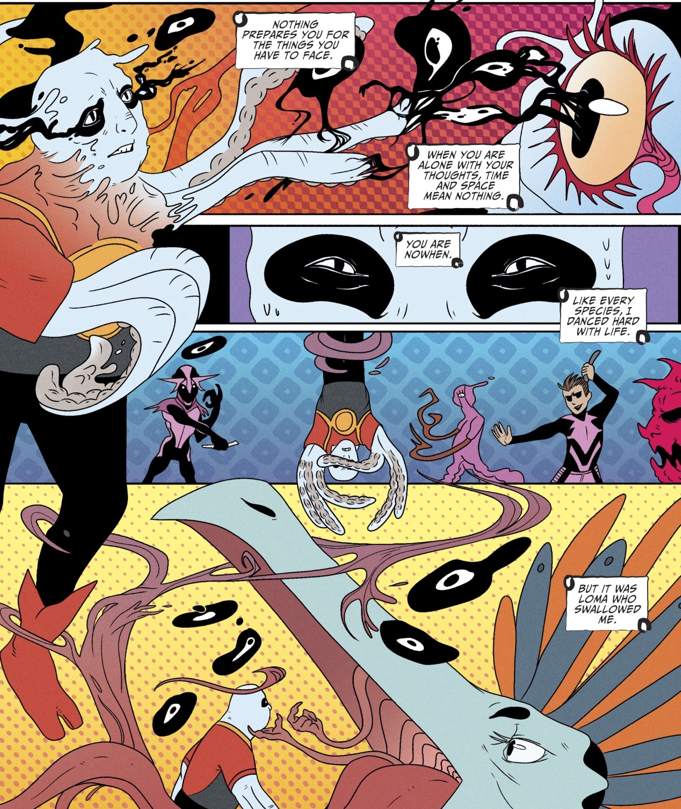 KatHayahshia - Inks for SHADE THE CHANGING GIRL Issue #12