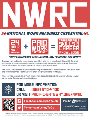 Jaime Arias Portfolio - National Work Readiness Credential Flyer