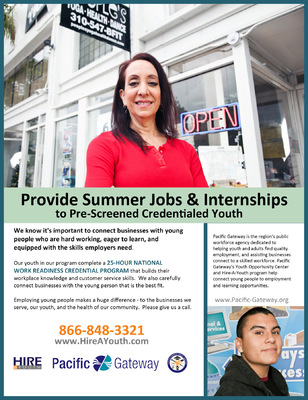 Jaime Arias Portfolio - Hire-a-Youth Employer Flyer