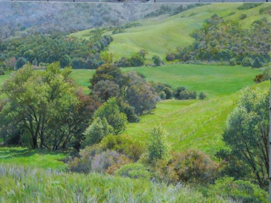 Barbara Reinertson - Soaring into Spring 30 x 24