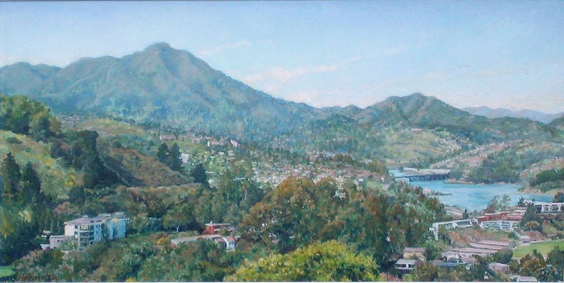 Barbara Reinertson - Mt. Tam from Spencer Avenue 36 X 18