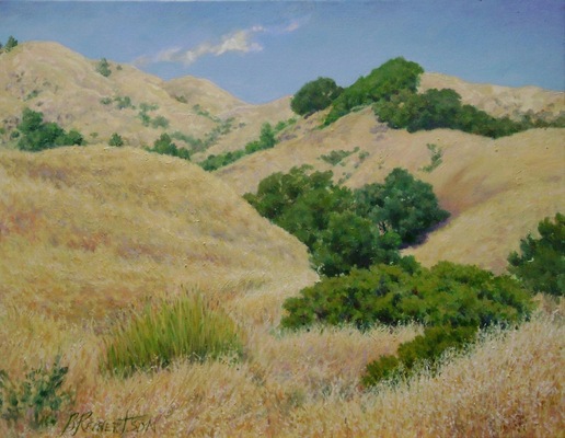 Barbara Reinertson - Rolling Golden Hills 30 x 24