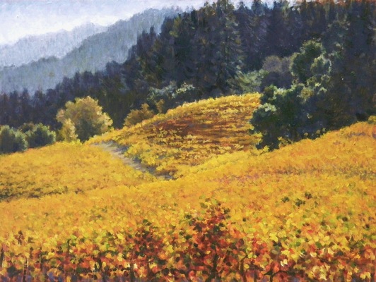 Barbara Reinertson - Glen Ellen Vineyard 16 x 12