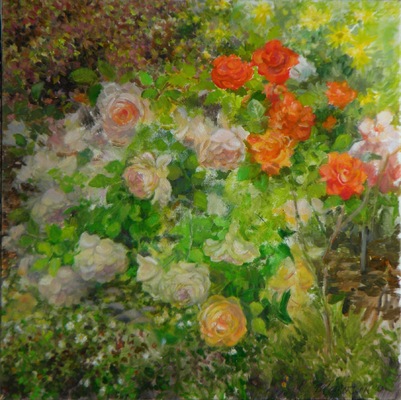 Barbara Reinertson - Julies Roses 24 x 24