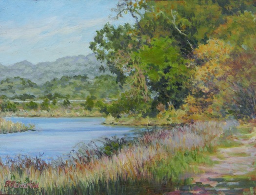 Barbara Reinertson - A Bel Marin Morning 12 x 9