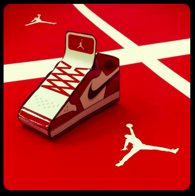Moshburn - Screenprint job for Nike Jordan Christmas ornament