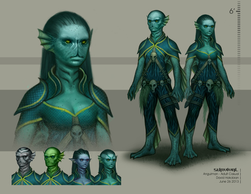 David Hakobian: Illustration & Concept Art - Anguiman - Adult Casual