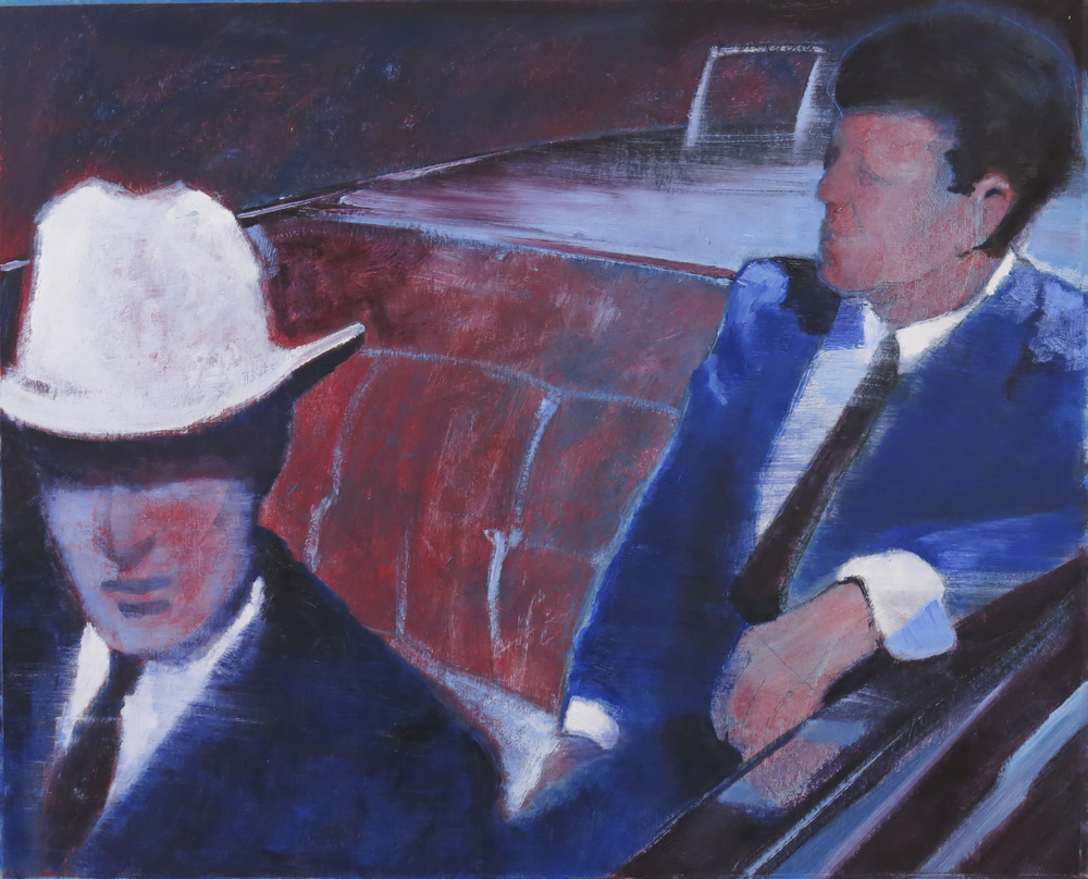 // Bruno Truyts // visual artist // - Different times. Last ride - 50 X 70 cm - Acryl & oil on canvas - 2013