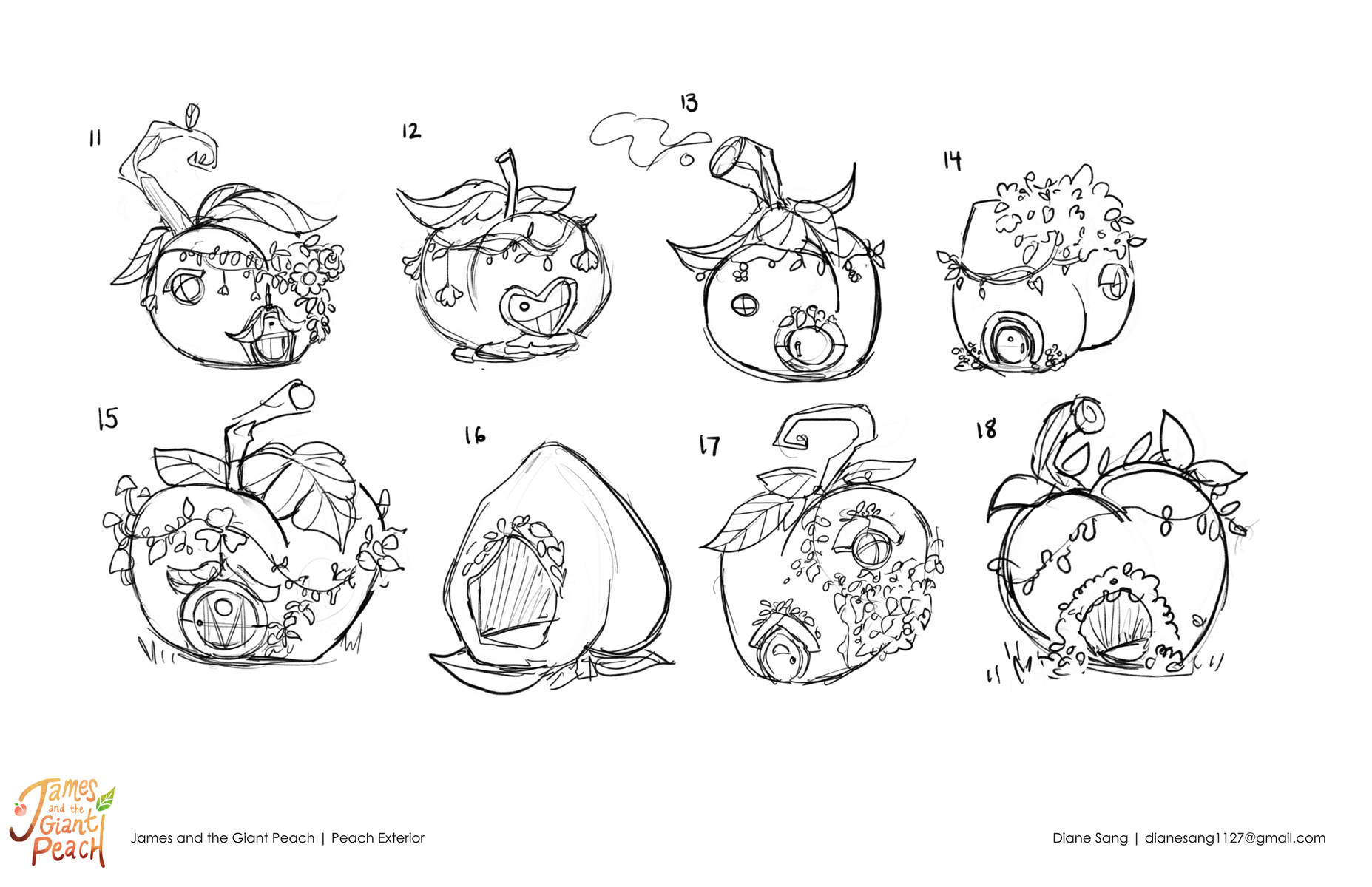 James And The Giant Peach Coloring Page
