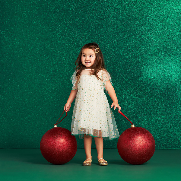white christmas dresses Christmas Berry Madeline Dress main image 0