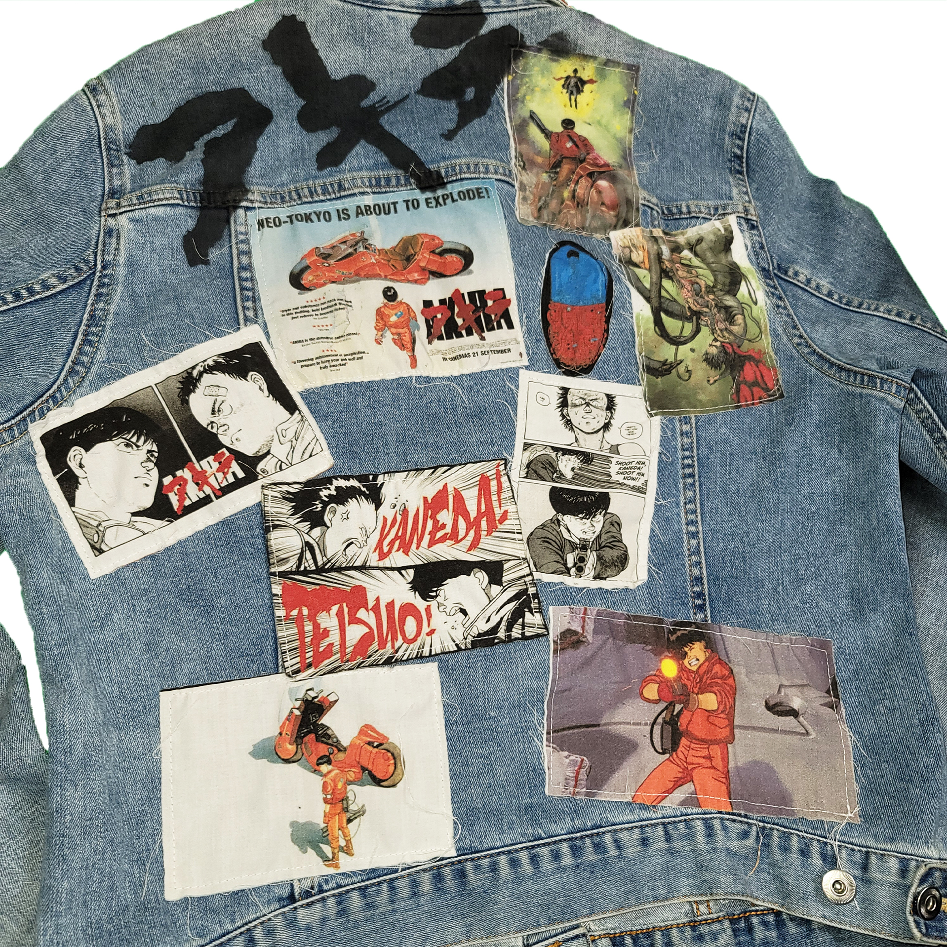 【AAKE】PATCH CUSTOM DENIM Patch Party Club, Custom 